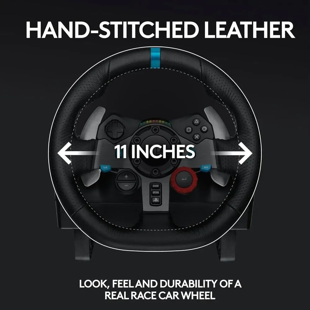 Logitech G29 Driving Force Racing Wheel and Floor Pedals Real Force Feedback gam